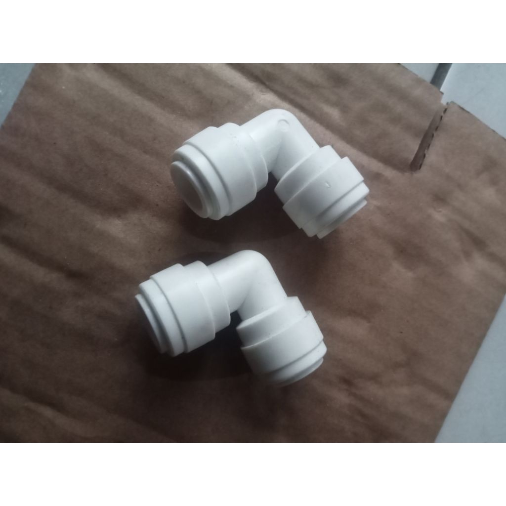 Elbow dispenser Sambungan 1/4 Selang x 1/4 Selang original