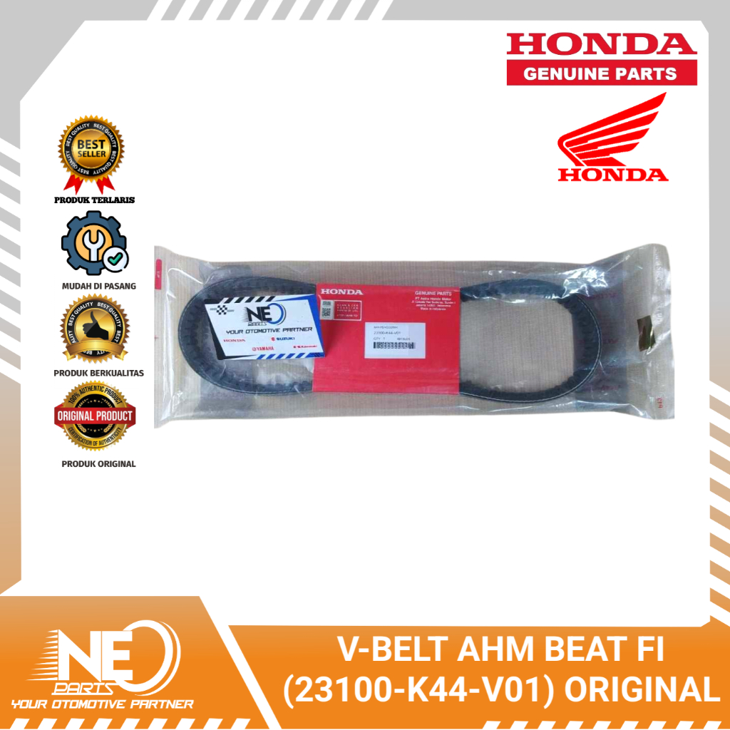 V-BELT AHM BEAT FI (23100-K44-V01) ORIGINAL