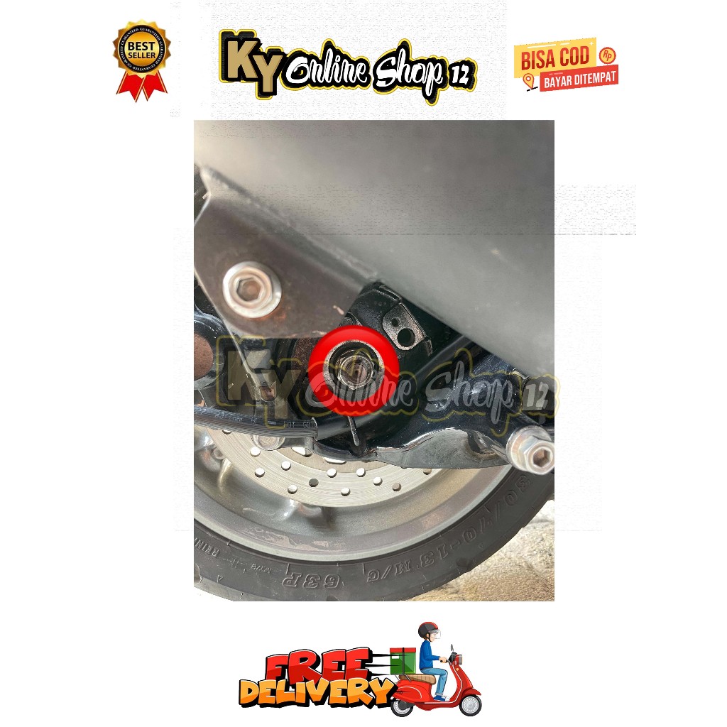 MUR RODA BELAKANG MODEL V-2 AEROX OLD NMAX NEW N-MAX OLD NEO LEXI TURBO TAHUN 2016 - 2025 NEW YAMAHA