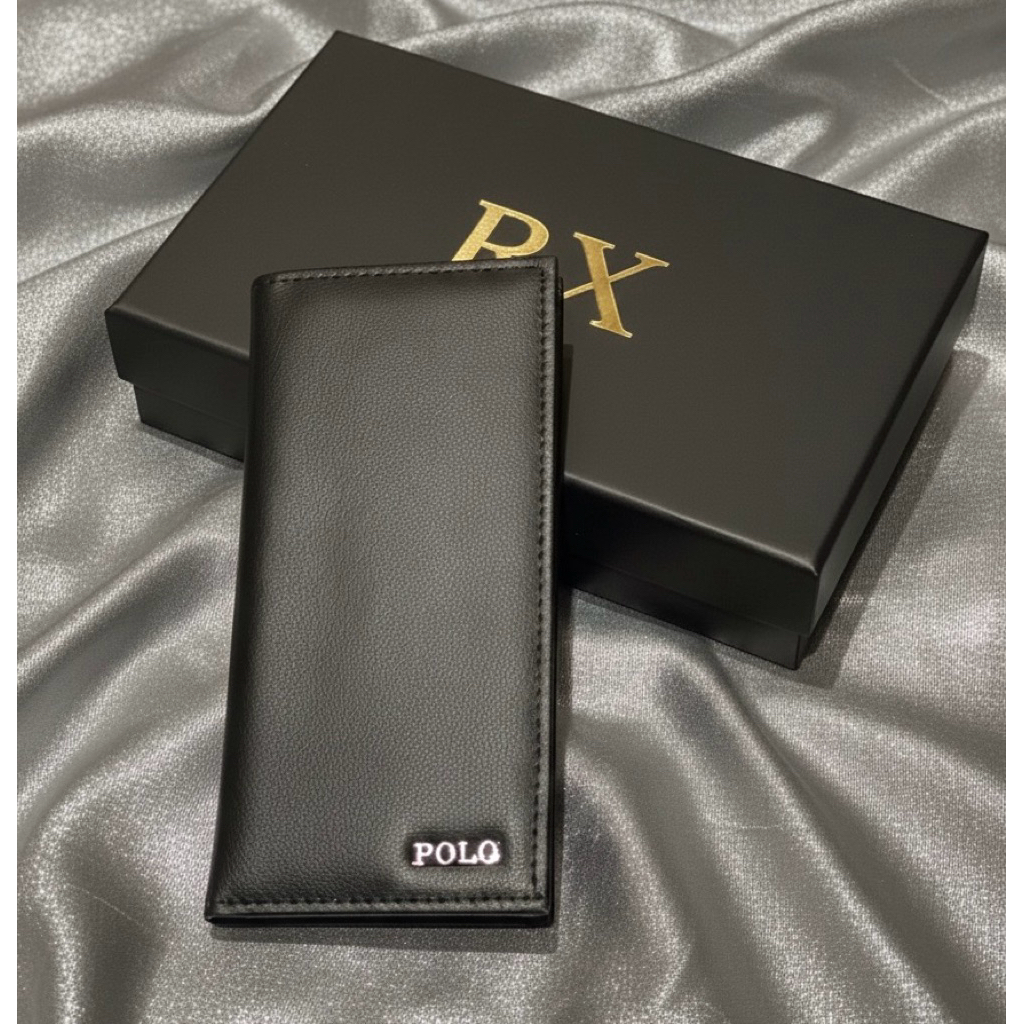 bestpromo dompet pria kulit sintetis dompet pria wallet panjang polo