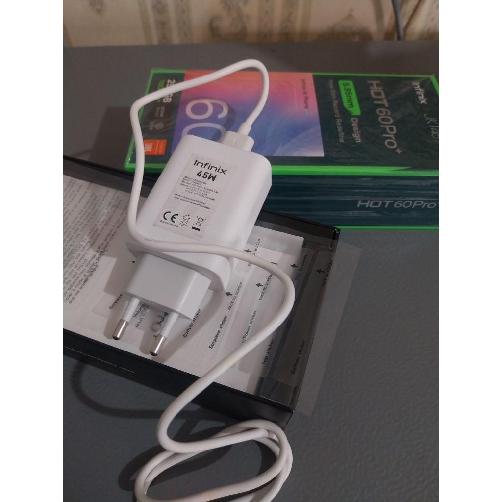 charger infinix original 45 watt
