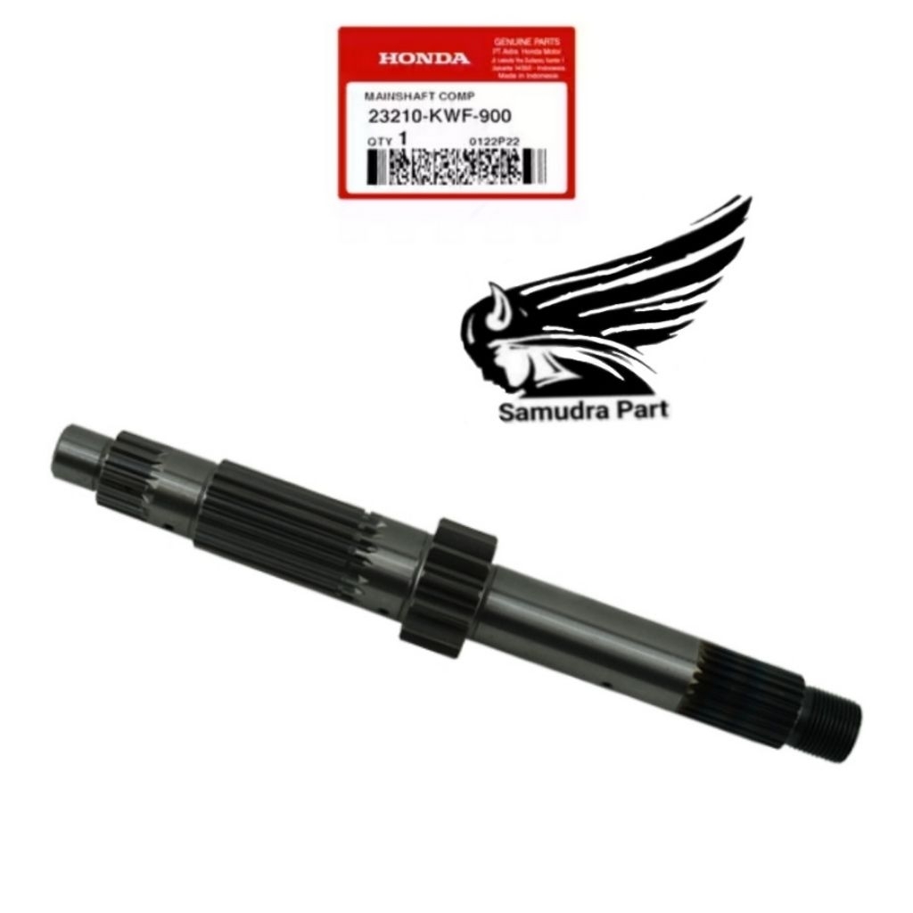 23220KWF900 As Gear Gir depan Megapro Monoshock Mainshaft Megapro Mono Original AHM