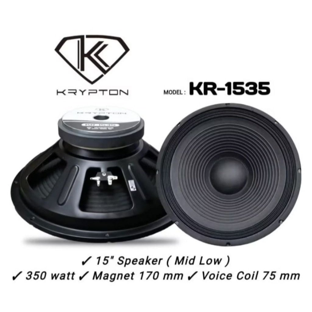 SPEAKER 15" KRYPTON KR-1535