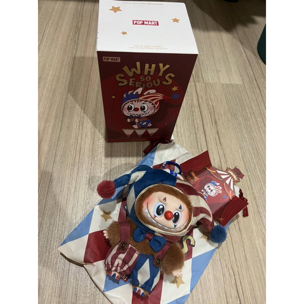 Why So Serious Popmart Labubu Juggling Clown