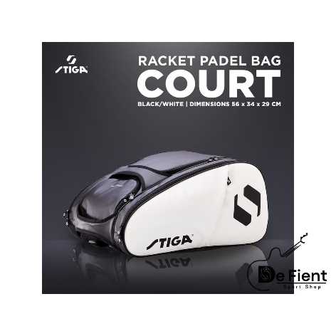 STIGA Tas Bag Padel Tenis Tennis Stiga Court Black White Original