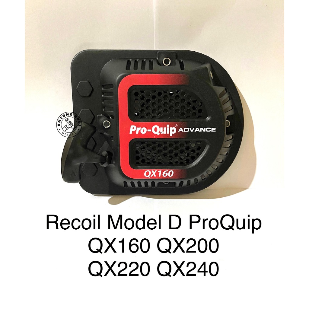 Recoil Starter ProQuip QX160 QX200 QX220 QX240 Tarikan Kap Engkol Selah Model D