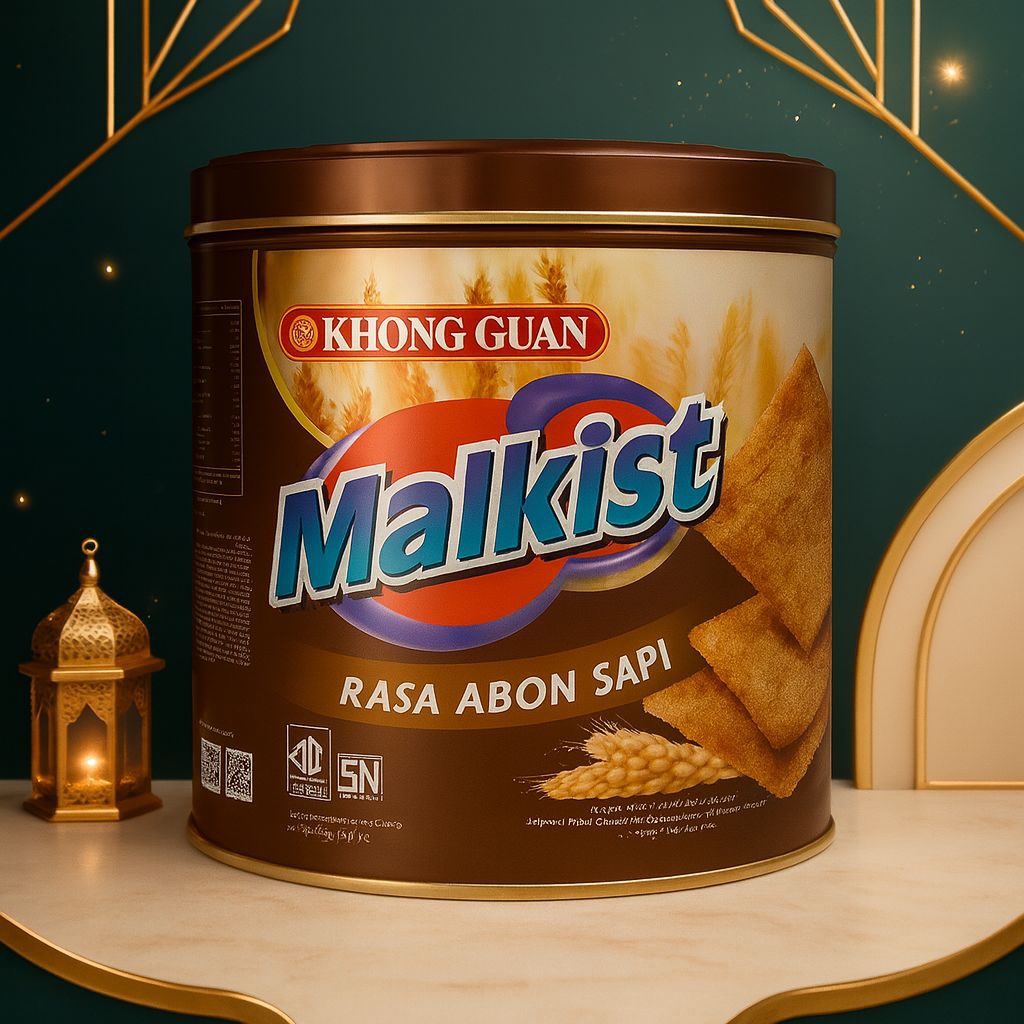 Khong Guan Malkist Abon Sapi Kaleng 395 gram
