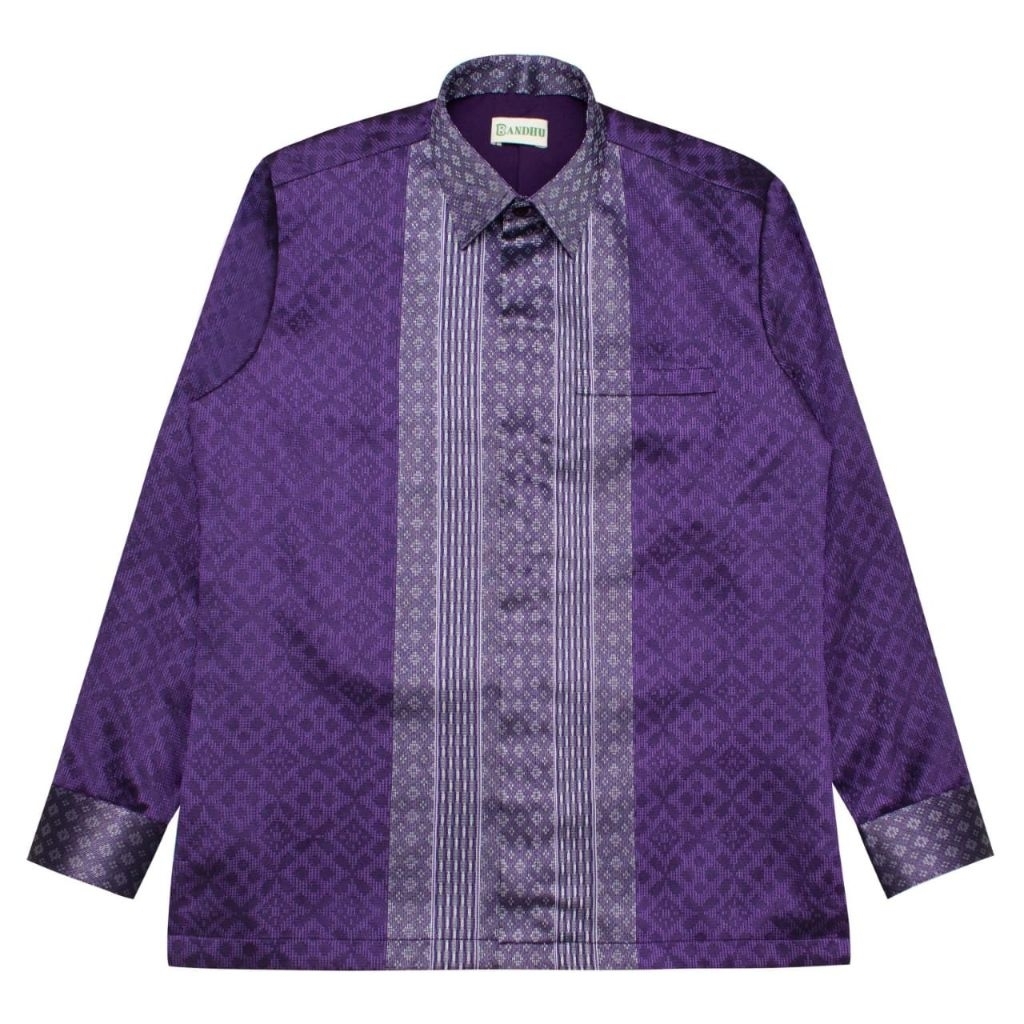 [READY NEW COLLECTION] Kemeja batik tenun pria lengan panjang | kemeja tenun songket baron | kemeja 