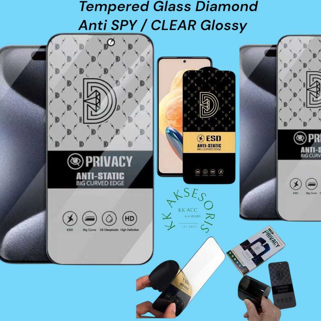 Tempered Glass Diamond Anti SPY/Clear Xiaomi Mi 9 Mi 9 SE Mi 9 Lite Mi 9X Mi 9 Pro Mi 9T Mi 9T Pro M