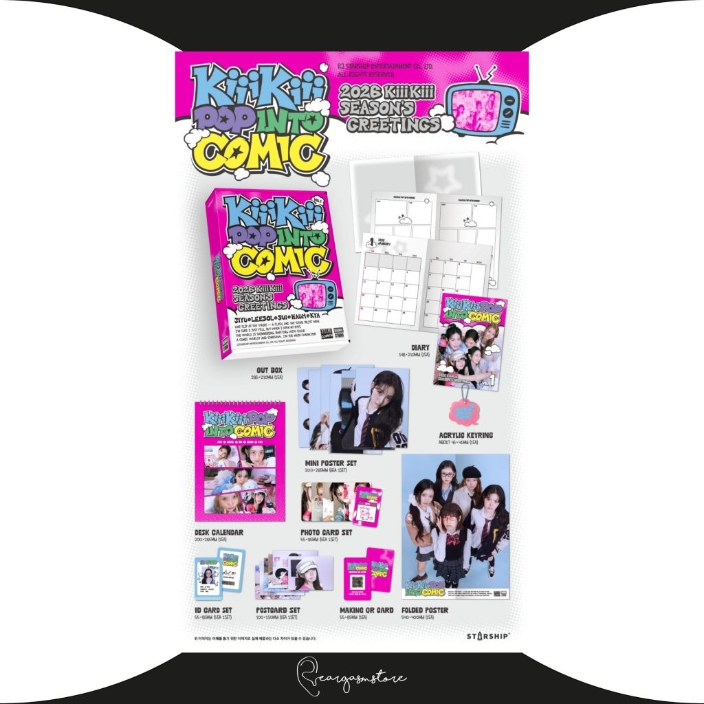 KIIIKIII - 2026 SEASON’S GREETINGS [KIIIKIII POP INTO COMIC]