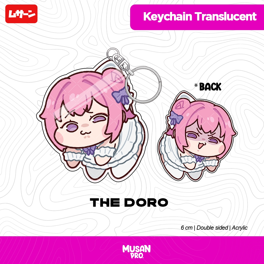 Keychain Translucent NIKKE - Doro - Musan - Fan Merch