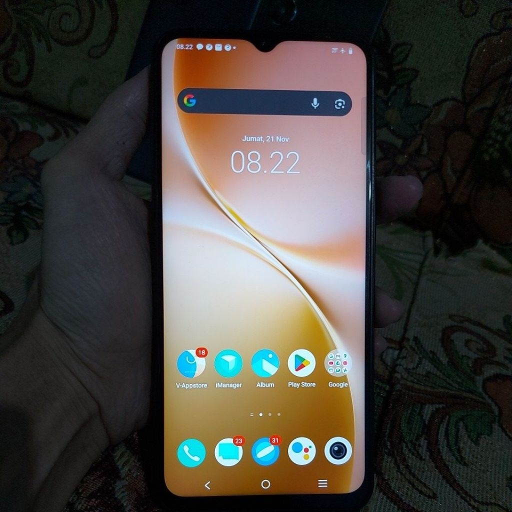 hp second vivo y35 ram8 128gb resmi ori hp sofe case saja