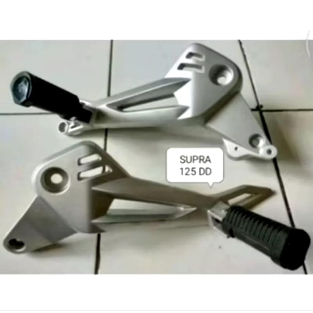 Dudukan Footstep step belakang Supra x 125 DD copy original bahan tebal Wildan Variasi