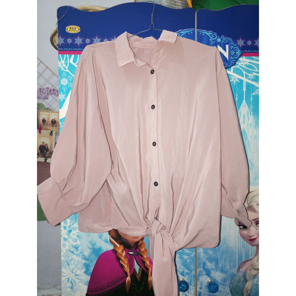 preloved kemeja pink