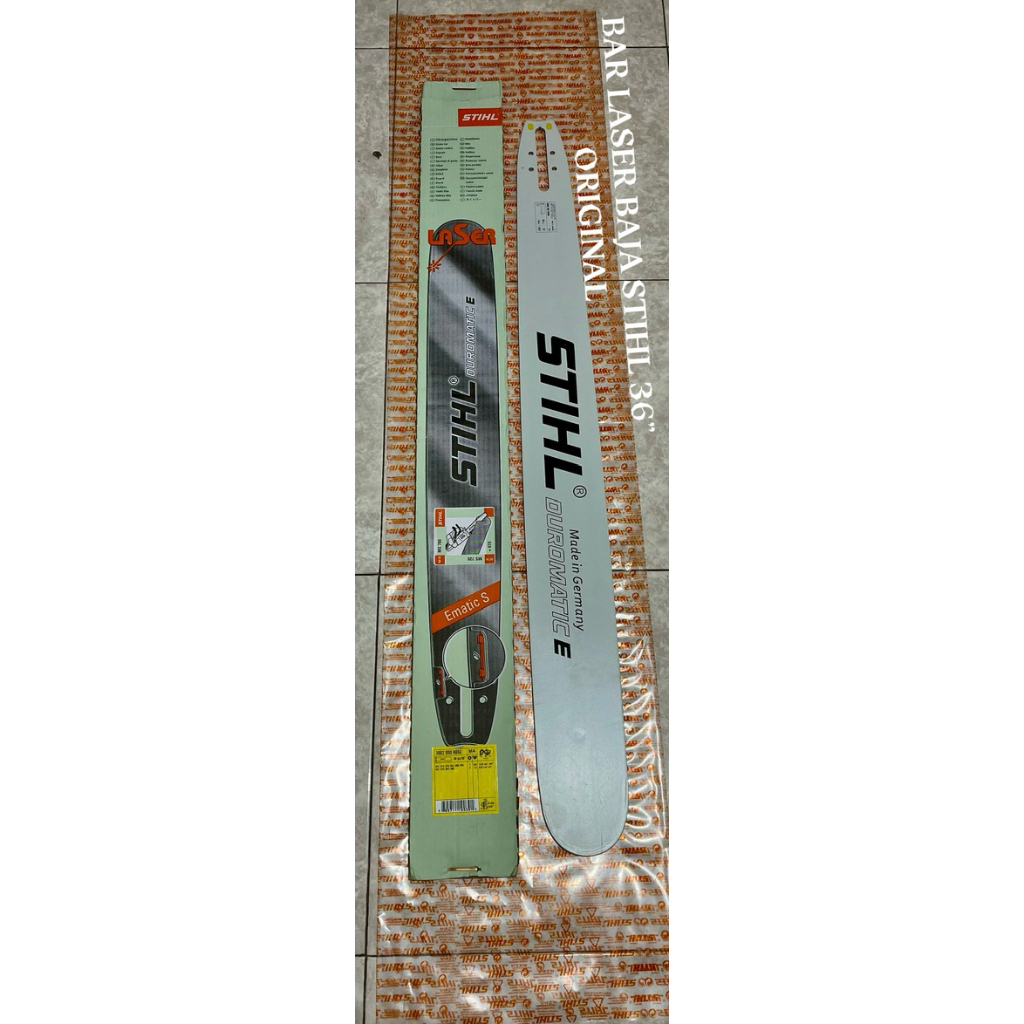Bar Stihl 070 36 inch 3002 002 8052 Tebal Asli Original STIHL Chainsaw