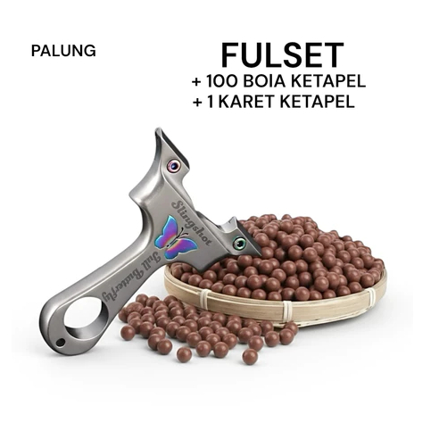 GEN 3 - new ketapel OTT butterfly full stainless steel premium termurah