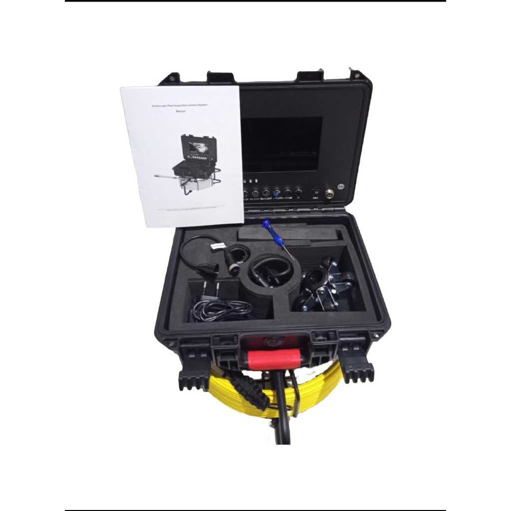 sewer pipe inspection snake camera 7 inc with dvr function