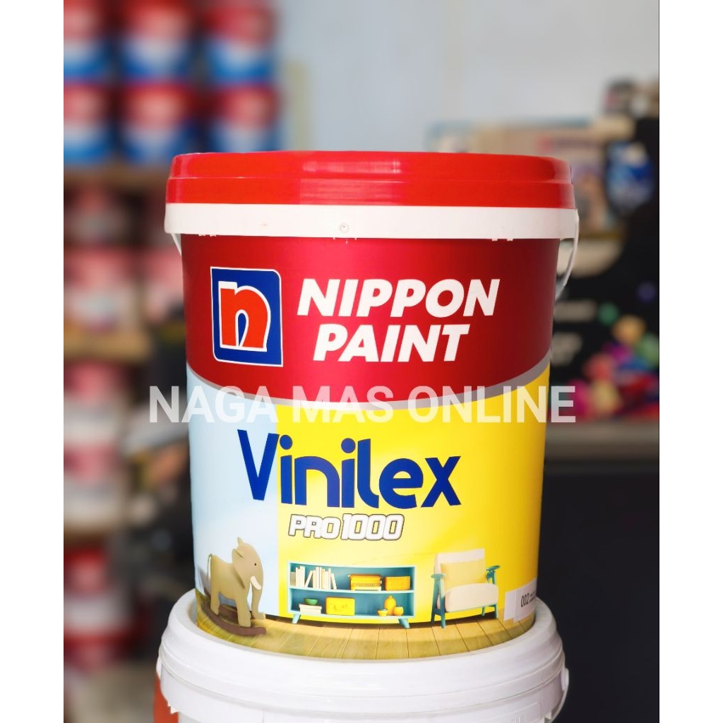 VINILEX PRO 1000 CAT TEMBOK 20 KG PUTIH NIPPON PAINT / CAT TEMBOK NIPPON PAINT WARNA PUTIH