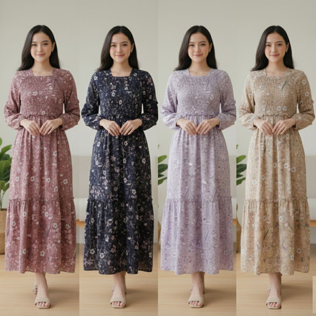 Dress rayon smock Rempel//dress rayon smock