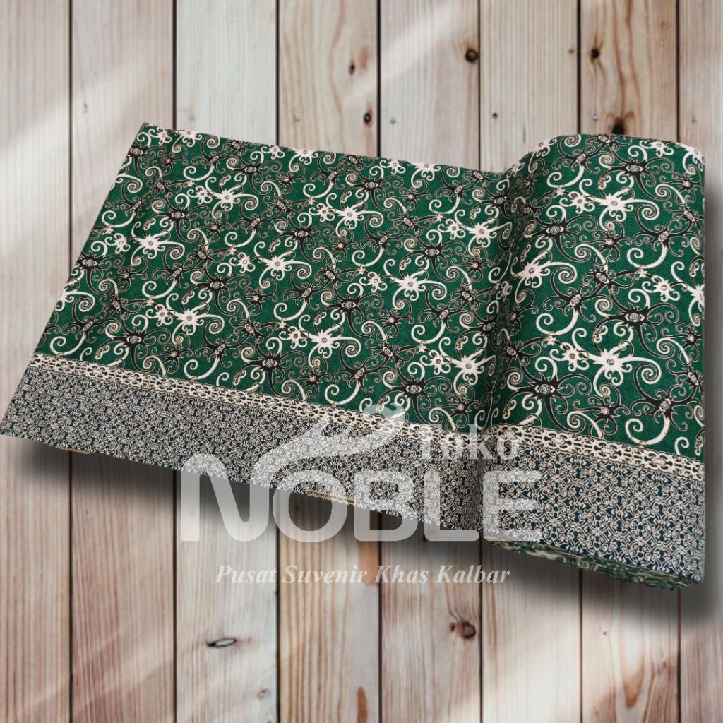 Kain Katun Motif Dayak Khas Kalimantan Barat