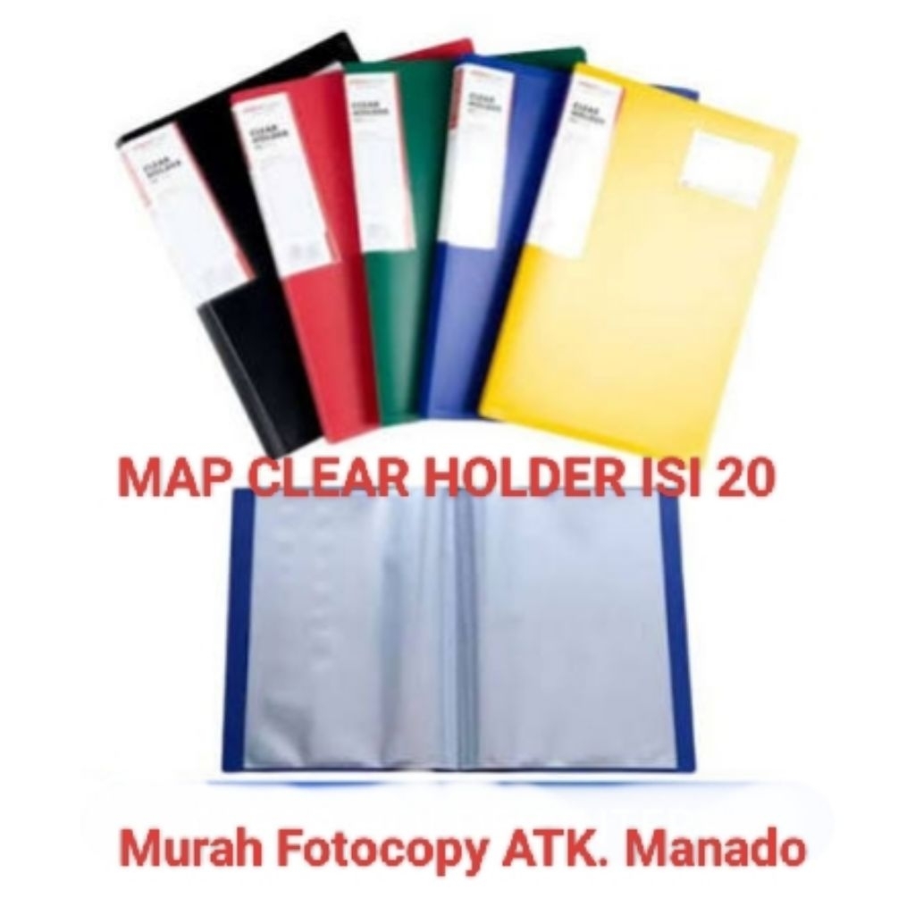 MAP CLEAR HOLDER ISI 20