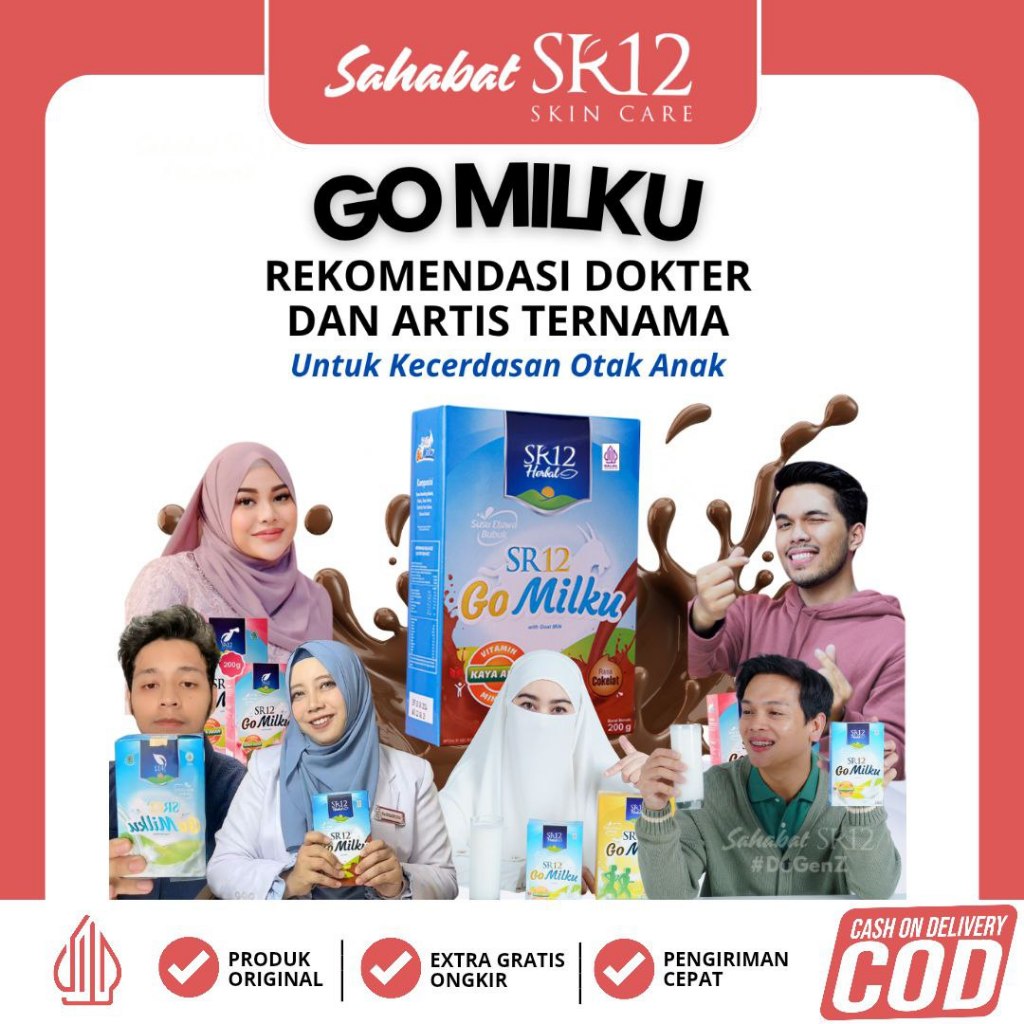 Go Milku Coklat 600g– Suplier SR12 Etawa – Garansi Produk – Harga Spesial – Susu Kecerdasan Otak Ana