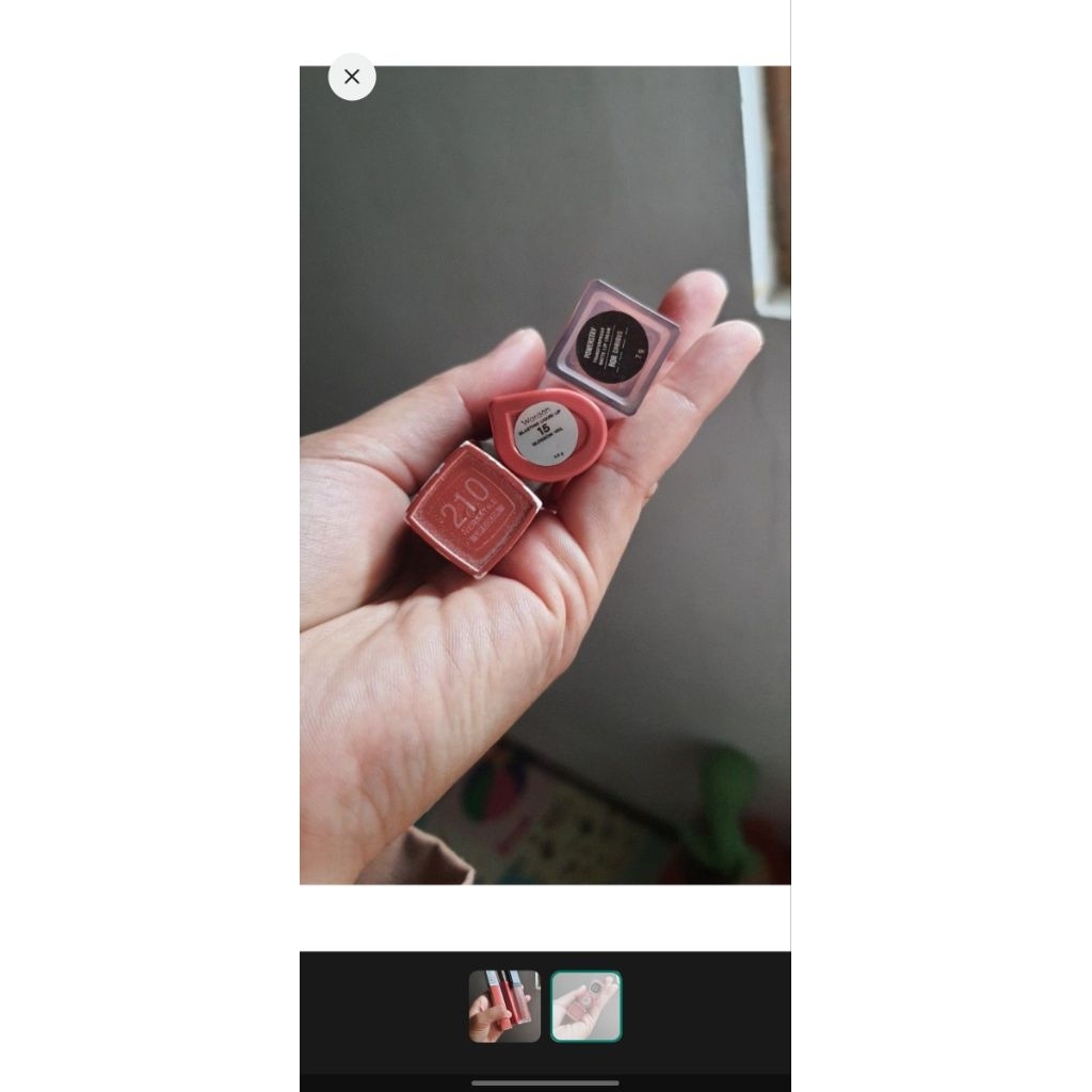 preloved lip cream make over