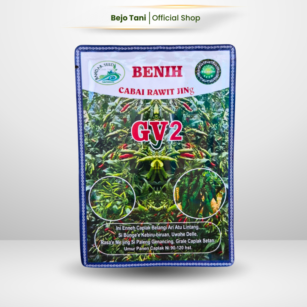 Benih Cabe Rawit Ijo GY2 10gr GY02 Original Lokal Aceh Buah Lebat & Tahan Virus