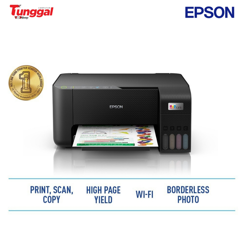 Printer EPSON EcoTank L3250 A4 All in One-EPSON L3250 Ink Tank Printer Wireless