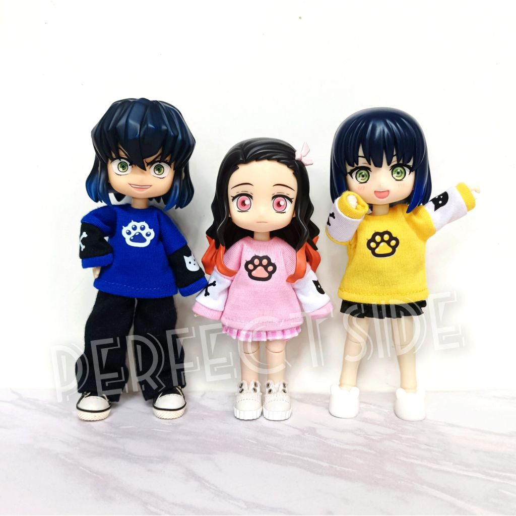 Nendoroid Clothes Sweatshirt Colorpaws for Nendoroid Doll YMY Obitsu Ob11 Yomane