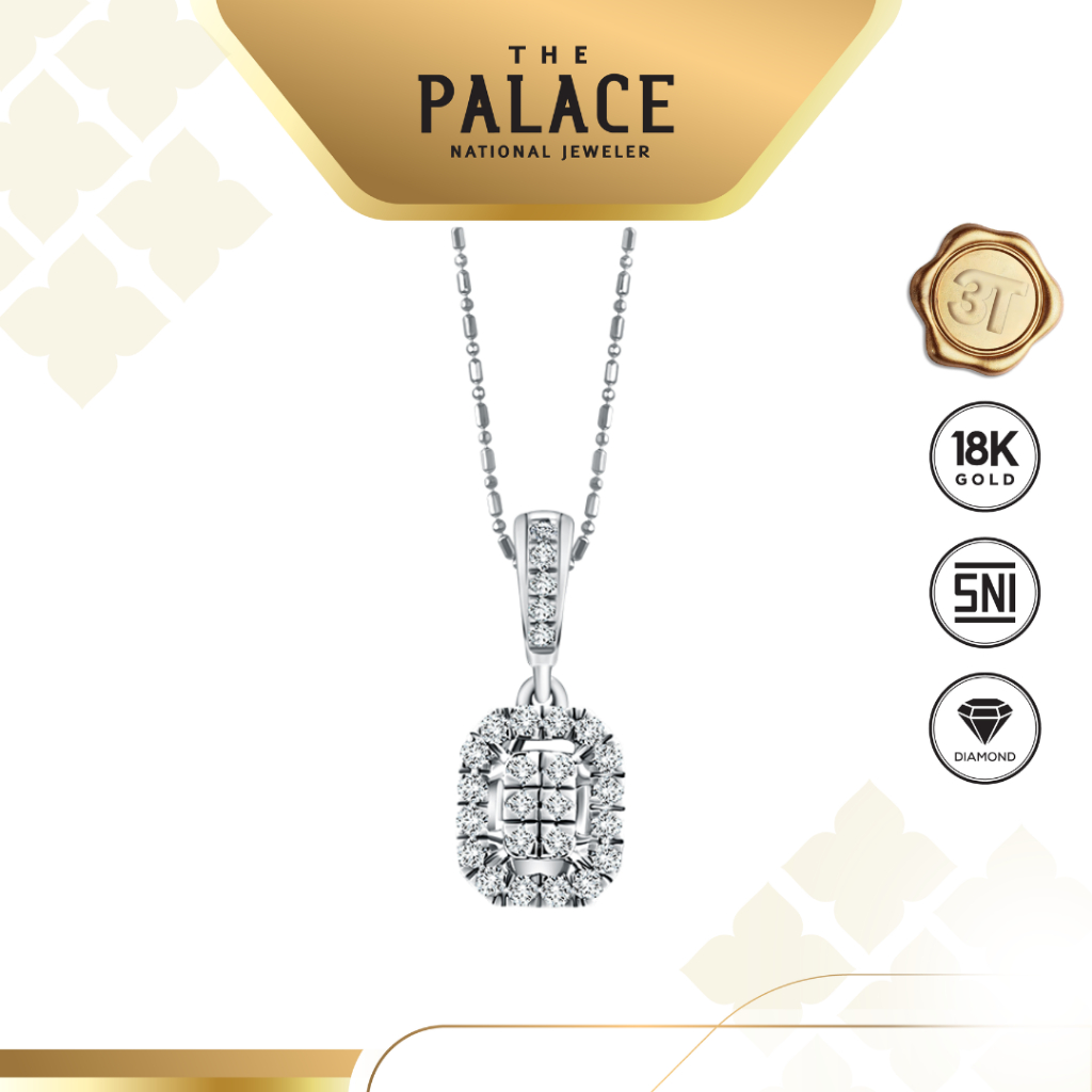 The Palace DJ Square Diamond Pendant / Liontin