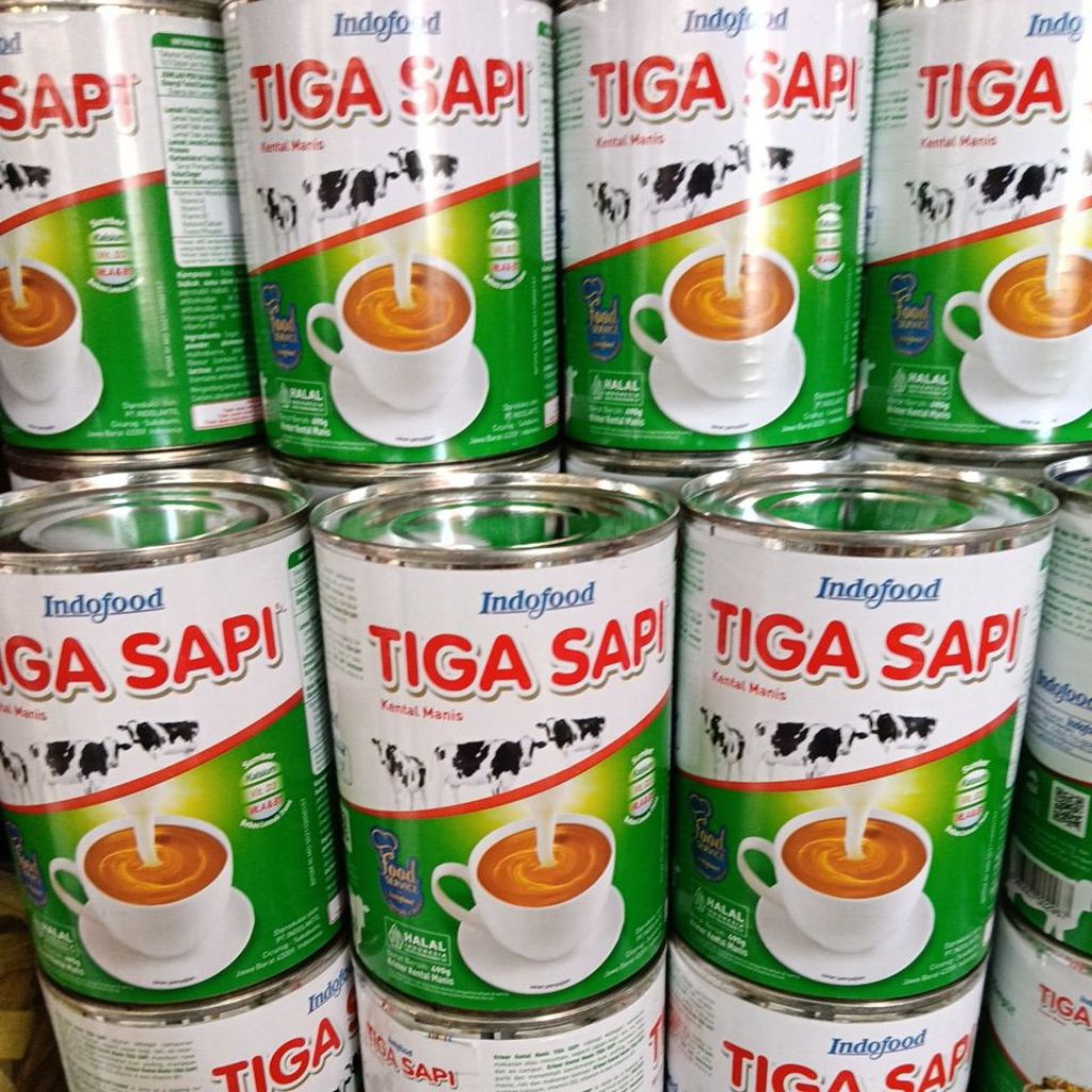 SKM tiga sapi 490gram 1karton x48pcs