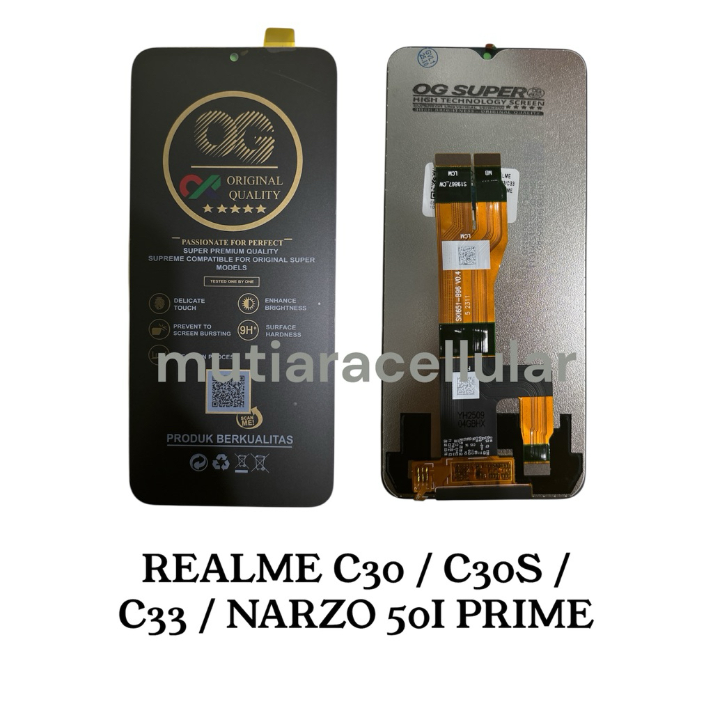 LCD REALME C30 / C30S / C33 / NARZO 50I PRIME