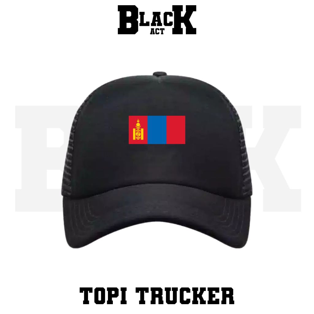 TOPI TRUCKER BENDERA MONGOLIA