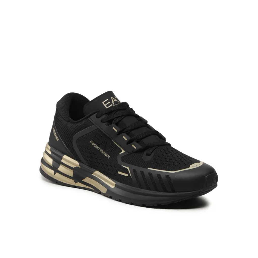 SNEAKERS EA7 ARMANI EMPORIO CRUSHER REFLEX BLACK GOLD ORIGINAL AUTHENTIC
