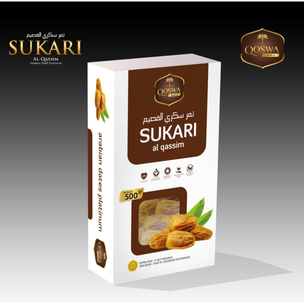 Kurma Sukari Al Qassim Qoswa Sukkari 500gr