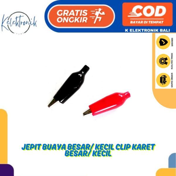 Jepit Buaya BESAR/ KECIL Clip Karet BESAR/ Kecil