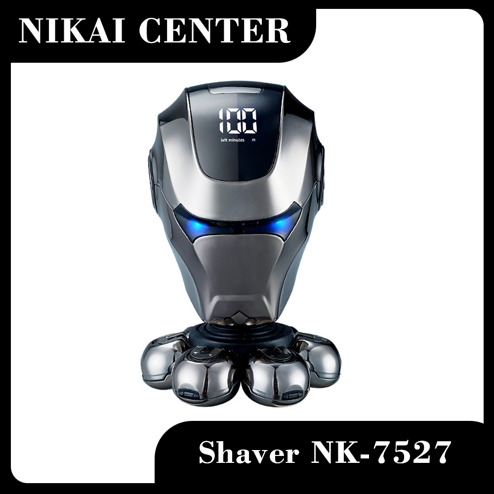 NIKAI NK-7527 Set Grooming Pria Mesin Cukur Rambut Profesional 4 in 1 Alat Cukur Pria Multifungsi Pe