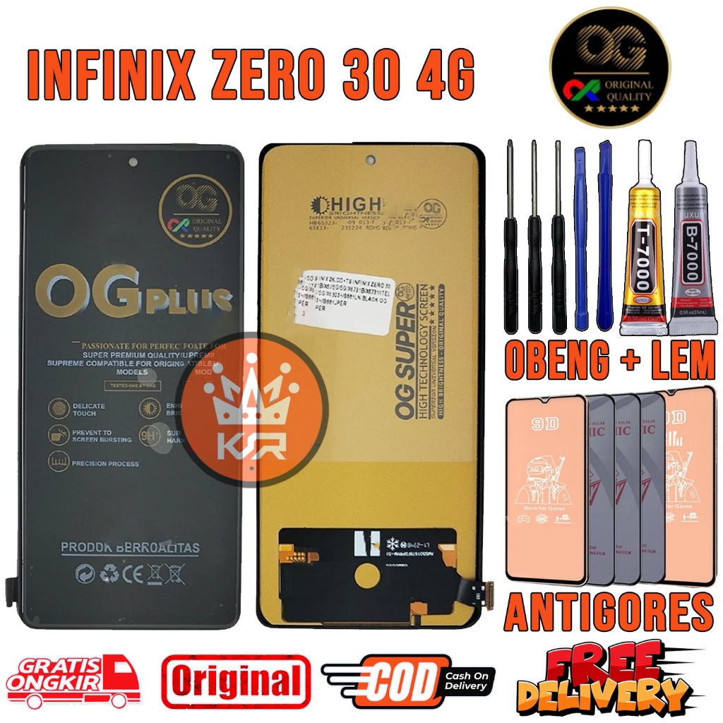 Lcd INFINIX ZERO 30 4G  Original OEM Quality Lcd Touchscreen Fullset