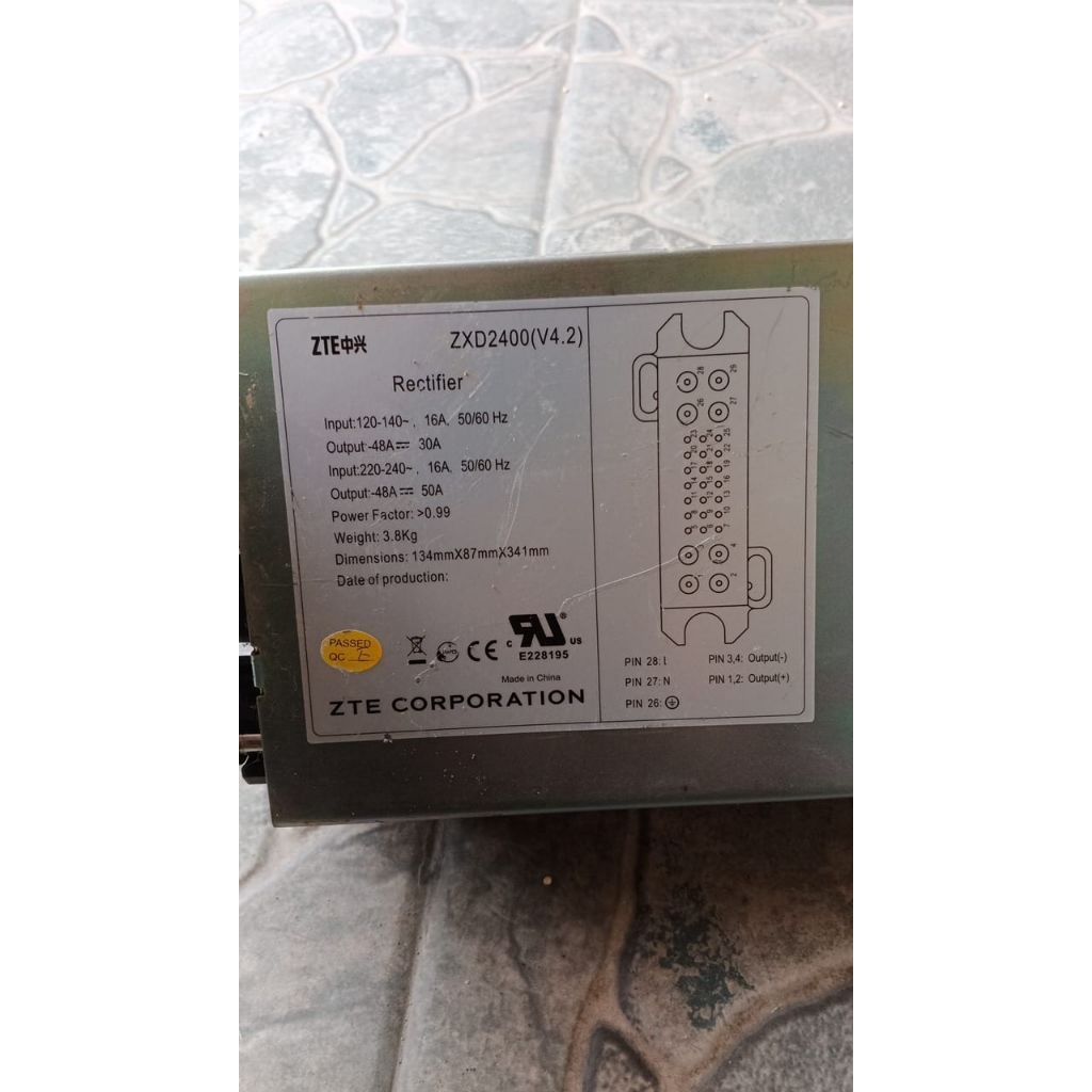 Rectifier power supply inverter zte zxd2400 zxd1500