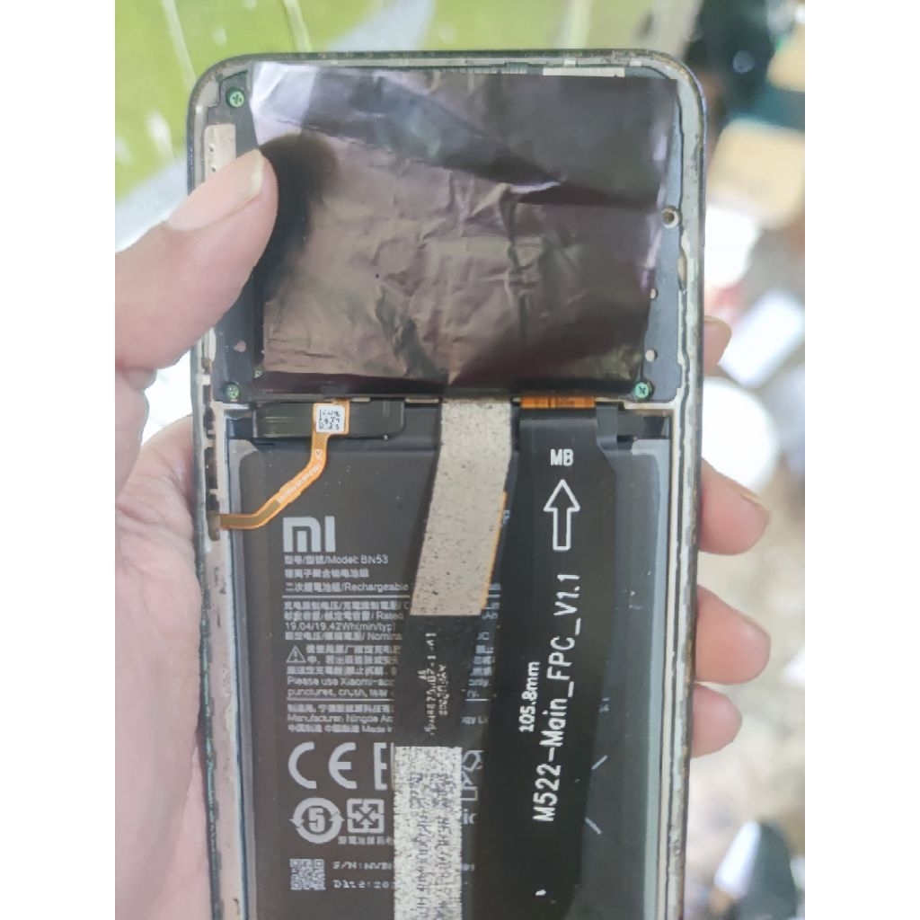 part copotan redmi note 9 pro normal no minus