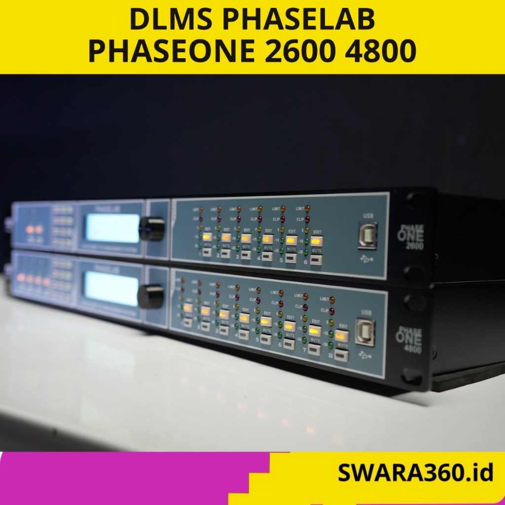 Speaker management phaselab phaseone 2600 4800 dlms FiR