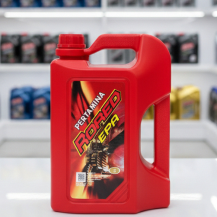 OLI MESIN PERTAMINA RORED EPA SAE 90 GALON 4 LITER / RORED EPA 90