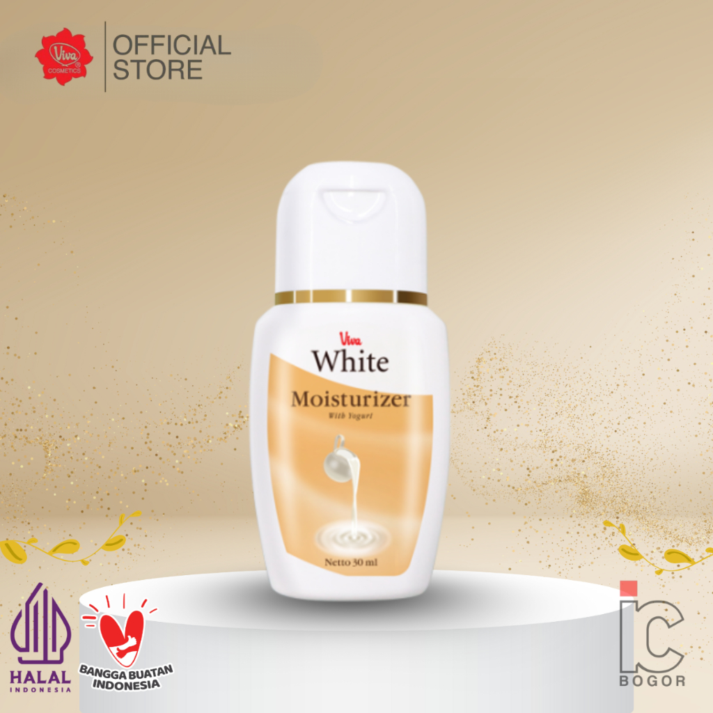 Viva White Moisturizer with Yogurt - Pelembap Wajah untuk Kulit Lembut & Cerah Alami