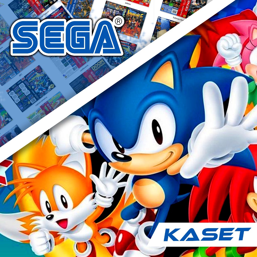 Kaset SEGA Sonic SEGA MD 16 BIT