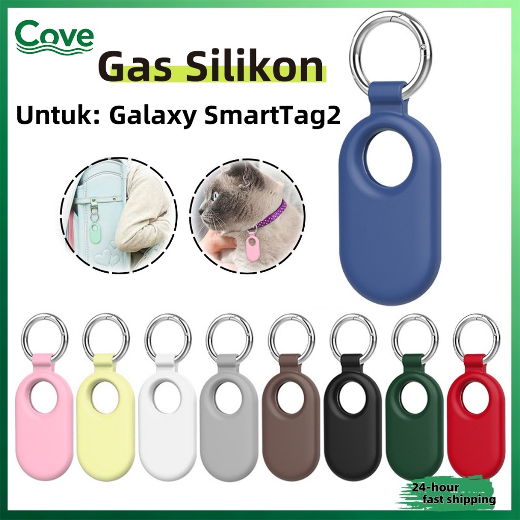 Samsung Galaxy SmartTag 2 Sarung Gantungan Kunci - Kasing SmartTag 2 Pemegang Lokator Sarung Samsung