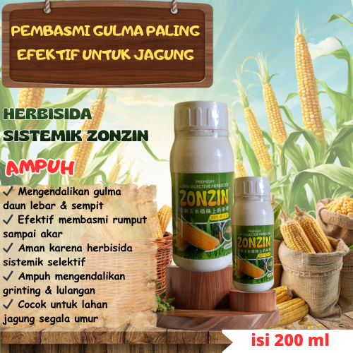 Zonzin Racun Rumput Sistemik Ampuh Untuk Jagung