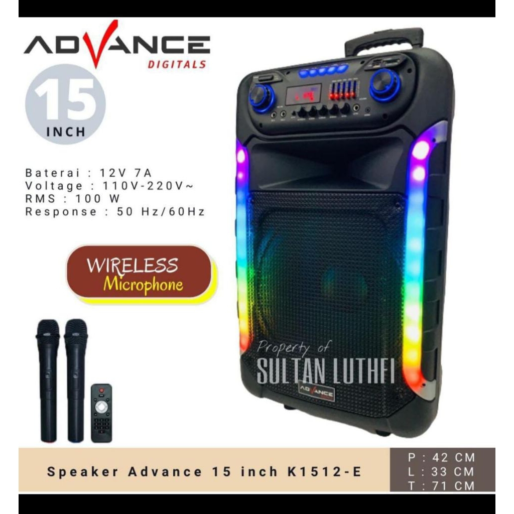 SPEAKER ADVANCE 15 INCH K 1512-E