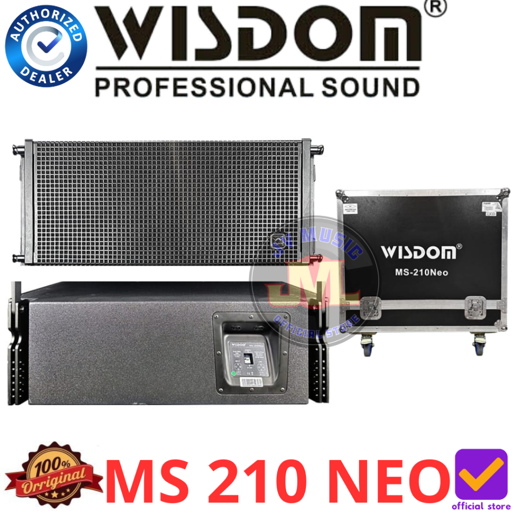 Speaker Wisdom MS210NEO Speaker Line Array MS-210-NEO Speaker Pasif Wisdom MS210-Neo