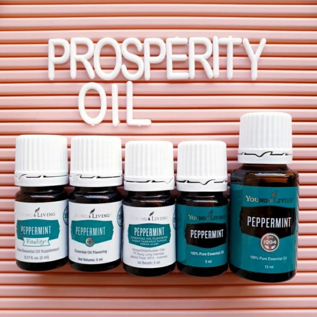 Readdy Stock Young Living Peppermint Essential Oil Vitality, Flavoring, Plus 5ml atau 15ml YLEO